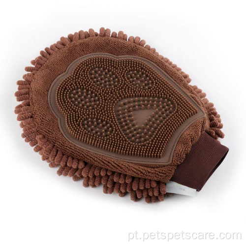 Microfiber Pet Brooming Toardes Deshedding Brush luvas